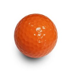 Оранжевый мяч гольфа или мини-гольфа