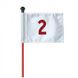 Набор флагов с лунками для мини-гольфа